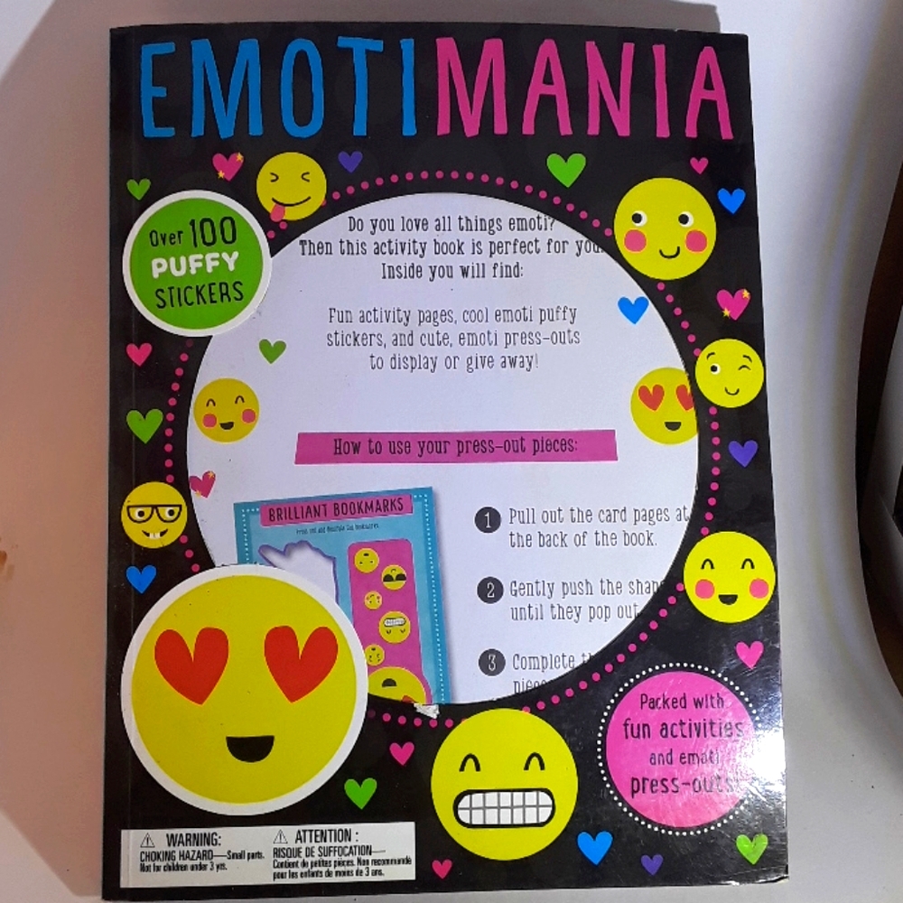 Emoti Mania Activity Book Ages 5+ yrs.